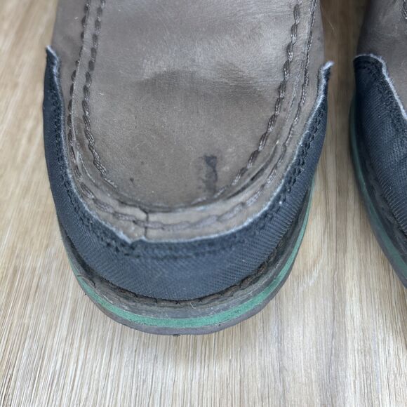 Polo Ralph Lauren Mens 10 D Ranger Boots Brown Woolton Lace Up Buckle Leather - Picture 4 of 11